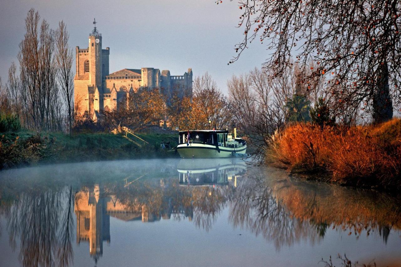 Les Hotes De La Combe Mouis Creissan ภายนอก รูปภาพ